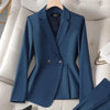 Women's Plus Size Blazer Temperament Design OL Sense Niche Career Formal Dress Interview Workwear Suits