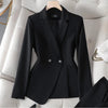 Women's Plus Size Blazer Temperament Design OL Sense Niche Career Formal Dress Interview Workwear Suits