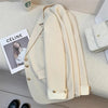 Women's 's Blazer Spring Autumn Korean Version Leisure Suit Design Sense Korean Version