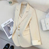 Women's 's Blazer Spring Autumn Korean Version Leisure Suit Design Sense Korean Version