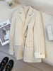 Women's 's Blazer Spring Autumn Korean Version Leisure Suit Design Sense Korean Version