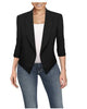 Women's Slim-Fit Blazer with Notched Lapels and Pockets in Eight Colors