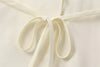 Women's Sleeveless Blazer Vest with a Waist Sash in Black or Beige