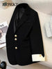 Women's Blazer Korean Spring Autumn Solid Color Suit Leisure Temperament Senior Sense of Suit Streetwear