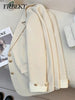 Women's Blazer Korean Spring Autumn Solid Color Suit Leisure Temperament Senior Sense of Suit Streetwear
