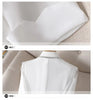 Women's Summer 's Blazer Diamond-Encrusted Sunscreen White Suit Thin Blazer Tops5XL