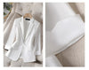 Women's Summer 's Blazer Diamond-Encrusted Sunscreen White Suit Thin Blazer Tops5XL
