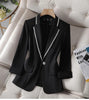 Women's Summer 's Blazer Diamond-Encrusted Sunscreen White Suit Thin Blazer Tops5XL