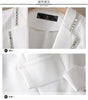 Women's Summer 's Blazer Diamond-Encrusted Sunscreen White Suit Thin Blazer Tops5XL
