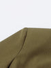 Women's Asymmetrical V-Neck Blazer with Lace-Up Detail in Burgundy or Green