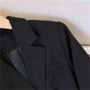 Women's Long-Sleeve Blazer with Double-Breasted Design