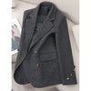Women's Blazer with Double-Breasted Design