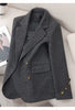 Women's Blazer with Double-Breasted Design