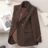 Women's Blazer with Double-Breasted Design
