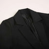 Women's Slim-Fit Single-Button Blazer with Pockets in Beige or Black