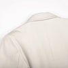 Women's Slim-Fit Single-Button Blazer with Pockets in Beige or Black