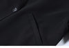 Women's Oversized Long-Sleeve Blazer with a Turn-Down Collar in Black or Apricot