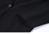 Women's Oversized Long-Sleeve Blazer with a Turn-Down Collar in Black or Apricot