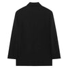 Women's Double-Breasted Blazer with Notched Lapels and Front Pockets