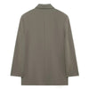 Women's Double-Breasted Blazer with Notched Lapels and Front Pockets