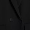 Women's Double-Breasted Blazer with Notched Lapels and Front Pockets