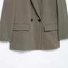 Women's Oversized Blazer with Long Sleeves in Black Gray or Army Green