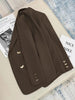 Women's Spring and Autumn Korean British Style Solid Blazer Clothing French Texture Small Suit