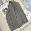 Women's Spring and Autumn Korean British Style Solid Blazer Clothing French Texture Small Suit