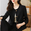 Women's High End Thin Suit 's Blazer Small Fragrant Style Spring Autumn Winter Korean Style Versatile Short Top