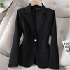 Women's High-Grade Casual Small Suit Spring Autumn Temperament Outerwear Korean Blazer s Overcoat Tops