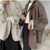 Women's Arrived Blazer Solid Long-sleeved Korean Style Loose Casual Suit