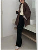 Women's Arrived Blazer Solid Long-sleeved Korean Style Loose Casual Suit