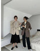 Women's Arrived Blazer Solid Long-sleeved Korean Style Loose Casual Suit