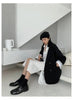 Women's Arrived Blazer Solid Long-sleeved Korean Style Loose Casual Suit