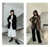 Women's Arrived Blazer Solid Long-sleeved Korean Style Loose Casual Suit