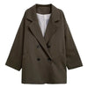 Women's Arrived Blazer Solid Long-sleeved Korean Style Loose Casual Suit