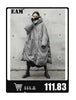 Women's Black Stand-Collar Blazer with Vintage Metal Buckles and Long Sleeves