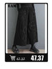 Women's Black Stand-Collar Blazer with Vintage Metal Buckles and Long Sleeves