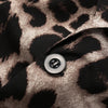Women's Printed Long-Sleeve Blazer with Notched Lapels