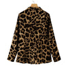 Women's Printed Long-Sleeve Blazer with Notched Lapels
