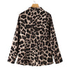 Women's Printed Long-Sleeve Blazer with Notched Lapels