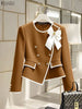 Women's Long-Sleeve Blazer with Double-Breasted Design