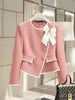 Women's Long-Sleeve Blazer with Double-Breasted Design