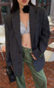 Women's Oversized Blazer with Notched Lapels