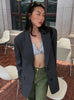 Women's Oversized Blazer with Notched Lapels