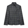 Women's Stand-Collar Blazer with Long Sleeves and Decorative Pockets in Four Colors