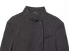 Women's Stand-Collar Blazer with Long Sleeves and Decorative Pockets in Four Colors