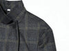 Women's Stand-Collar Blazer with Long Sleeves and Decorative Pockets in Four Colors