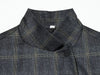 Women's Stand-Collar Blazer with Long Sleeves and Decorative Pockets in Four Colors