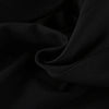 Women's Black Stand-Collar Blazer with Puff Sleeves for Autumn and Winter